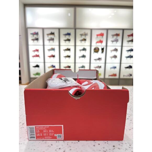 Nike Dunk Low SP St. John's White University Red - UNLV Varsity USC CU1727 100 - Picture 9 of 9